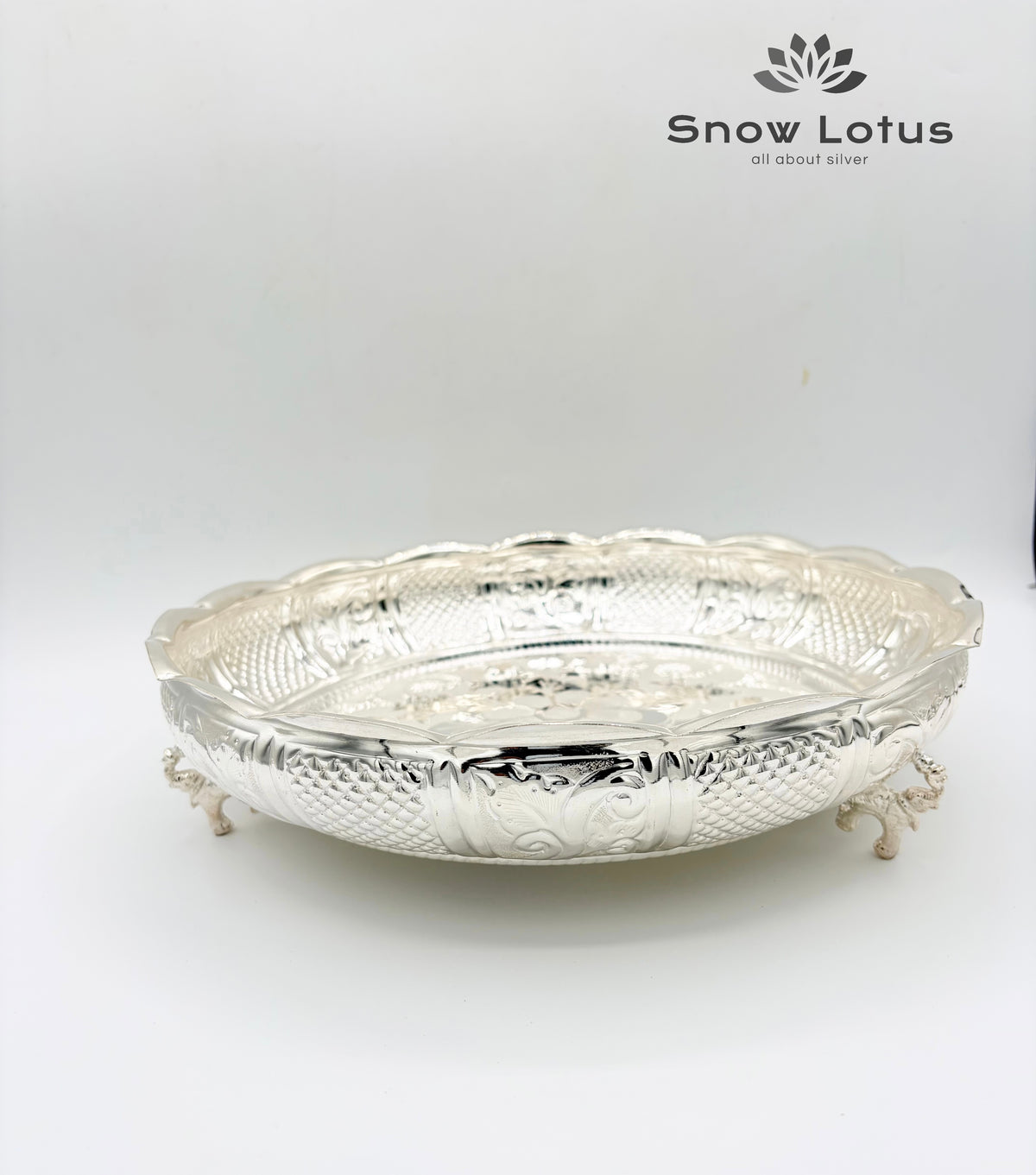 Pooja Plate Nakshi Elephant Legs M2