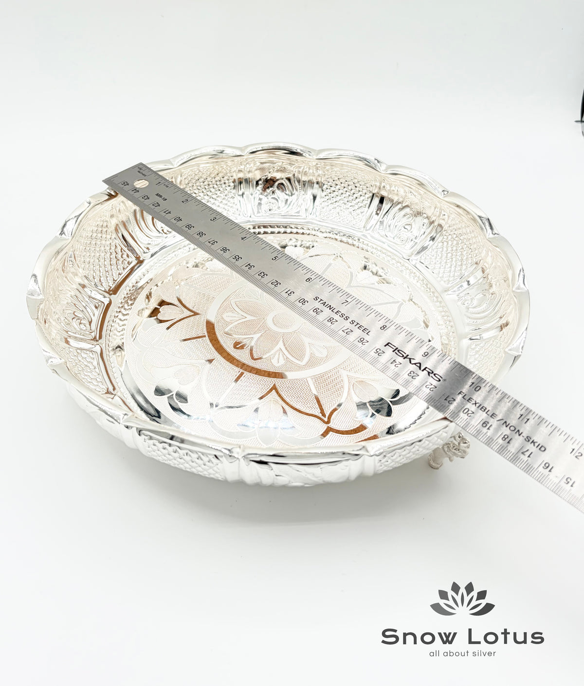 Pooja Plate Nakshi Elephant Legs M3