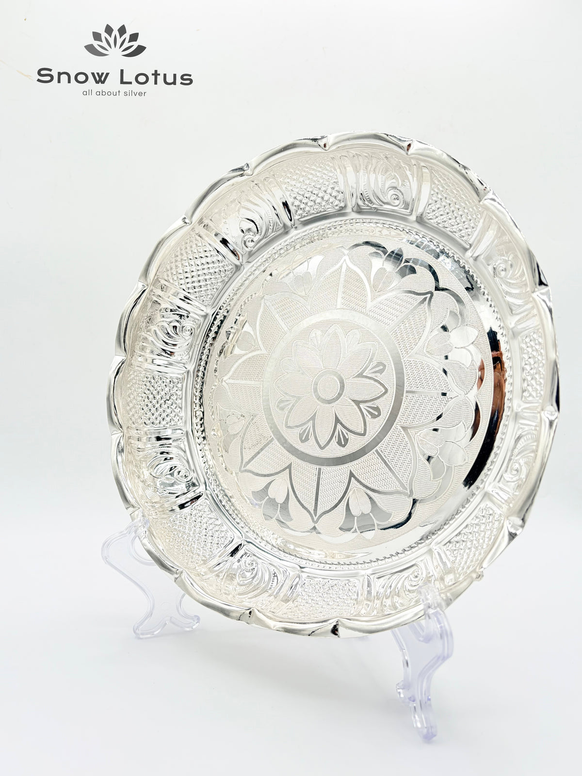 Pooja Plate Nakshi Elephant Legs M3