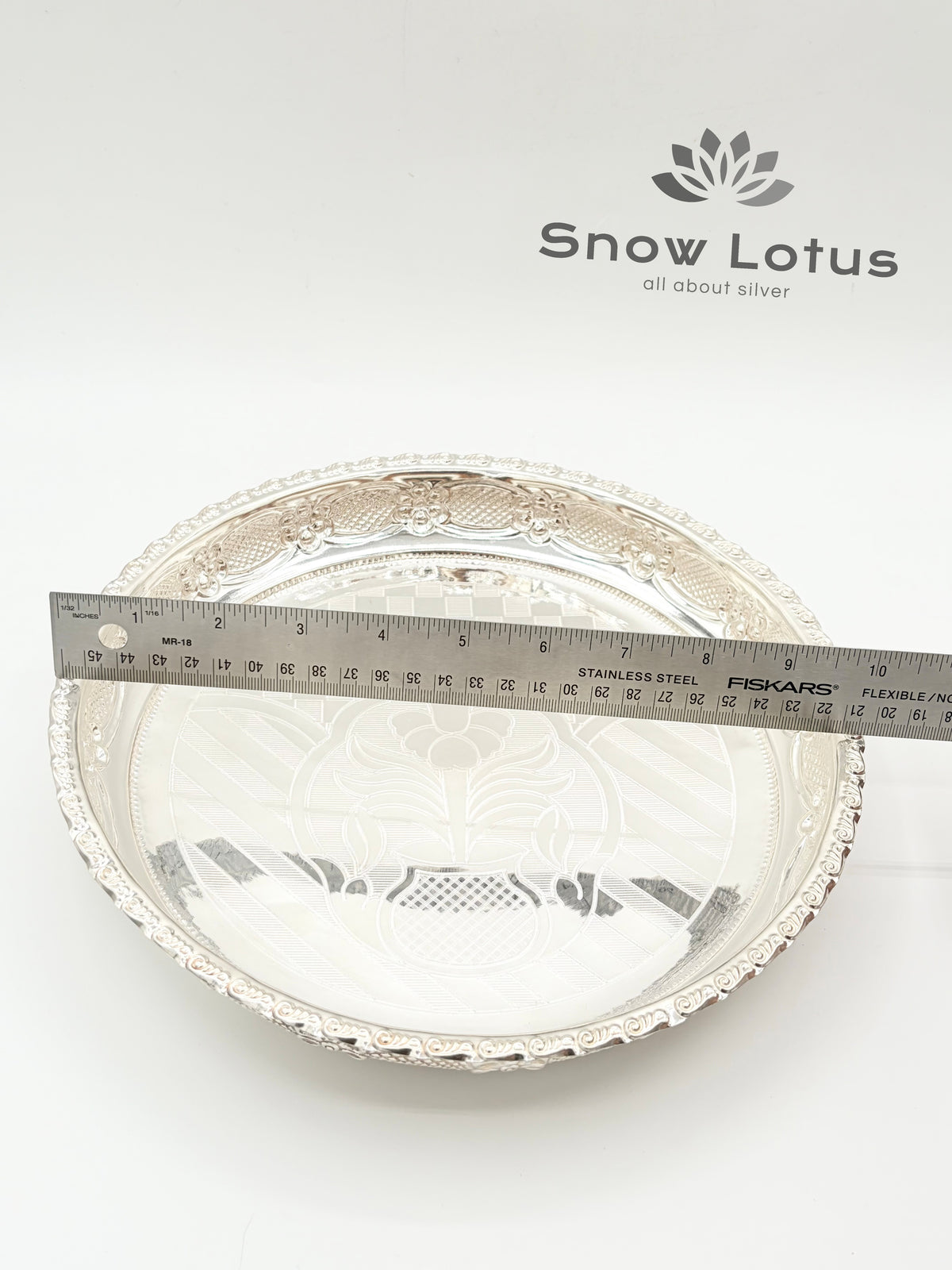Pooja Plate Nakshi Bar Legs M1