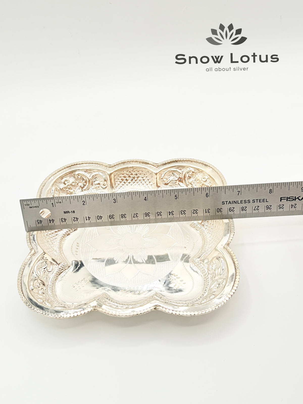 Pooja Plate Nakshi Arch shaped Square