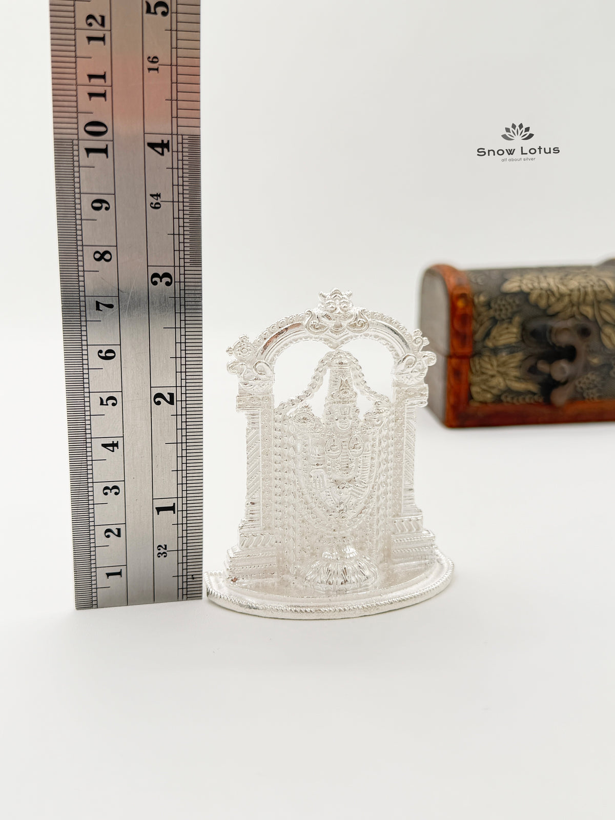 Venkateswara Swamy silver solid 3D