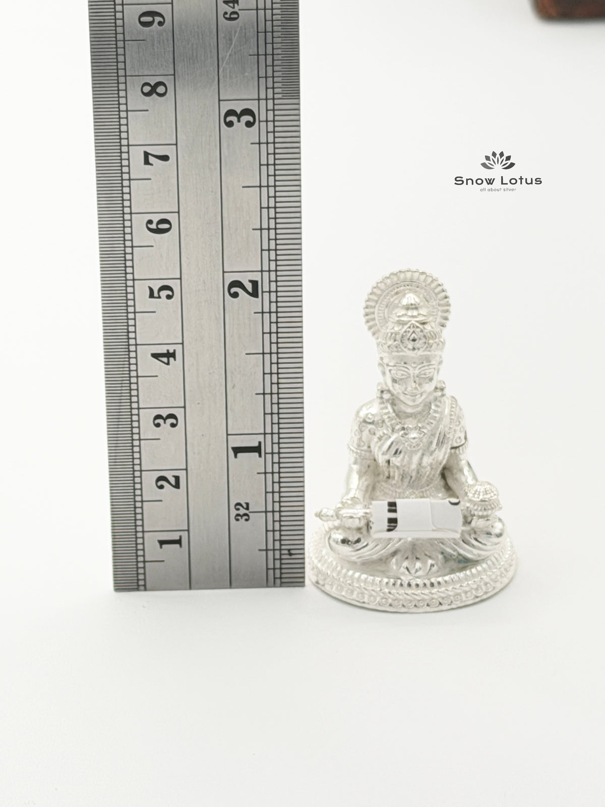Annapurna Devi Silver Solid 3D