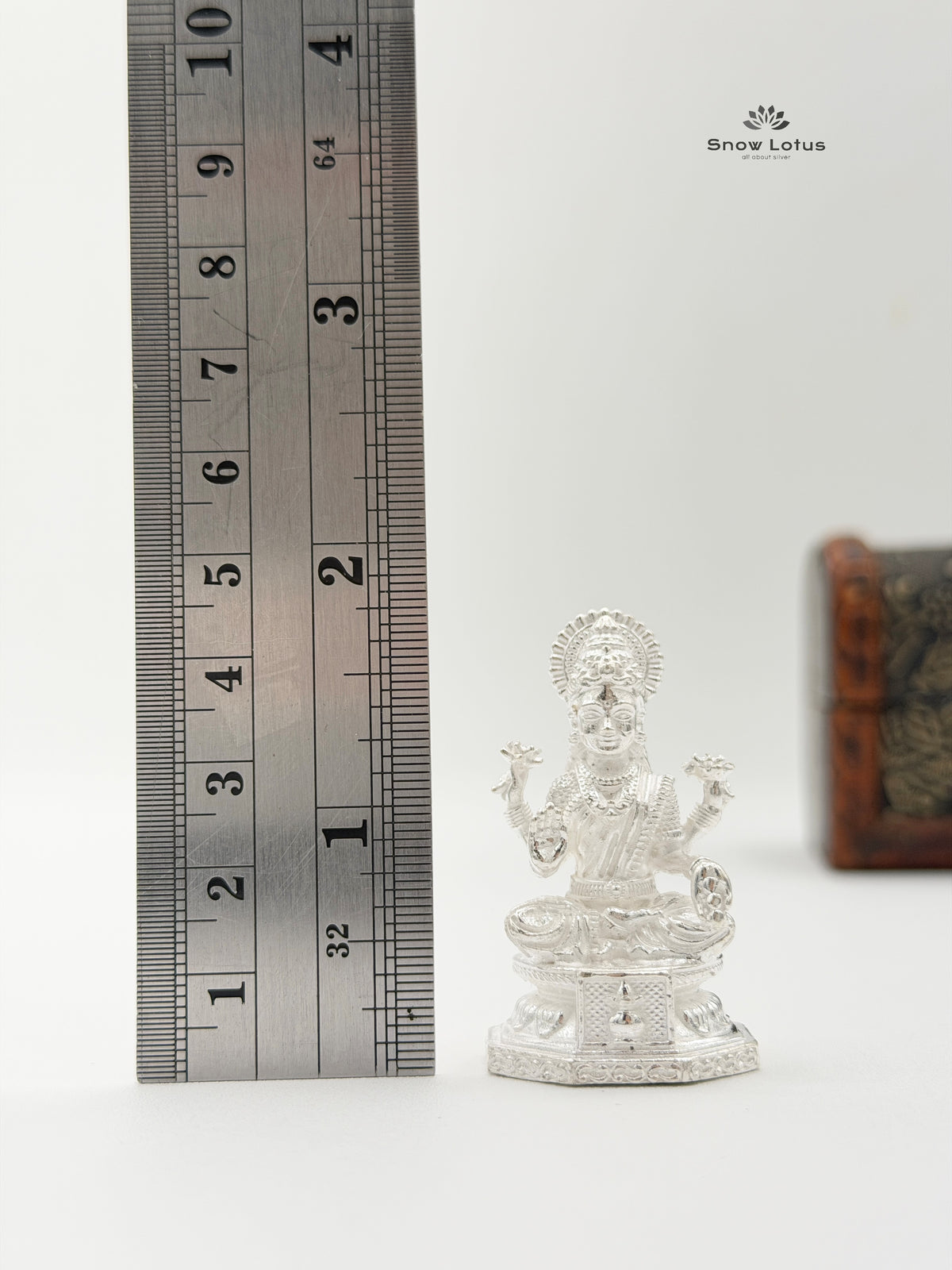 Lakshmi on Peetam 3D Solid