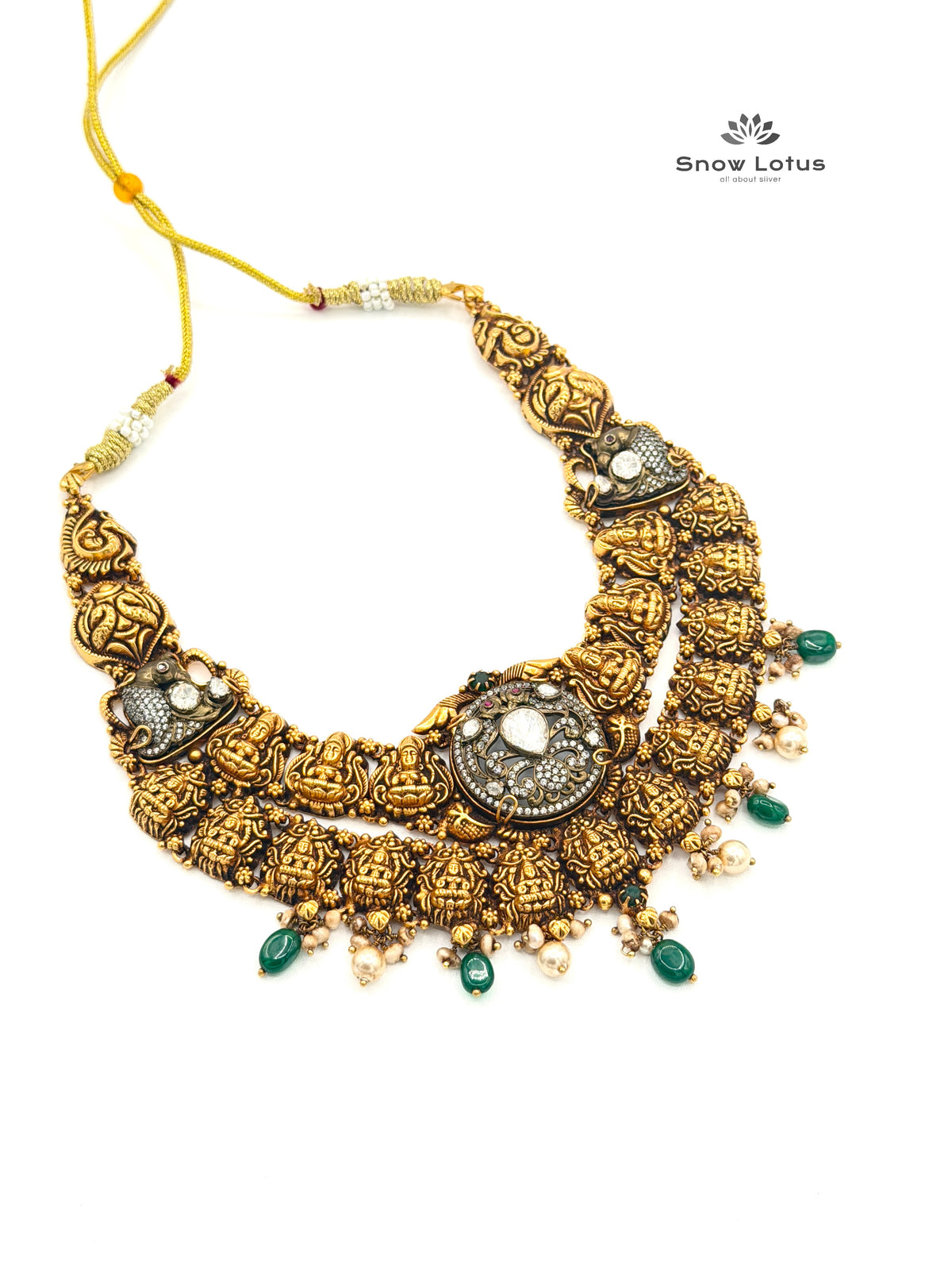 Lakshmi Parrot Short Neckpiece